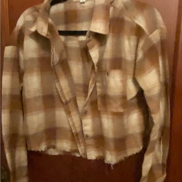 COPY - No Comment Flannel Crop - Picture 6 of 10